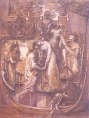 The Boat of Love (mk28), Dante Gabriel Rossetti